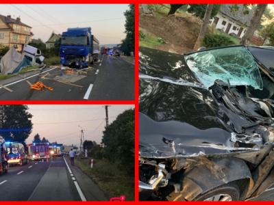 Niebezpieczna seria na trasie Brzesko–Nowy Sącz. Kolejny wypadek sparaliżował ruch