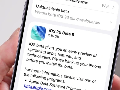 iOS 26 beta 9 dostępna dla deweloperów