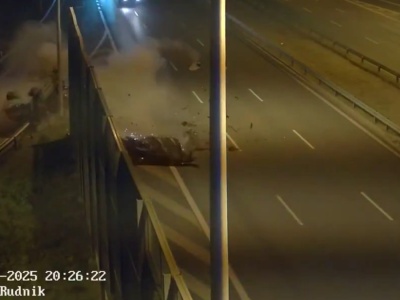 Groźny wypadek na obwodnicy. Nagranie ukazuje siłę uderzenia [WIDEO]