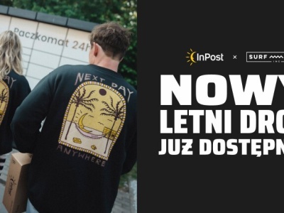 Nie tylko paczki. InPost zaskakuje nową kolekcją Out Of The Box x Surf Inc.