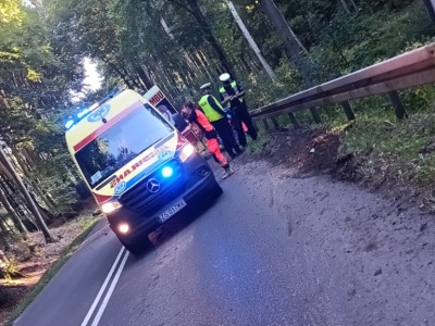 Wypadek na DW105