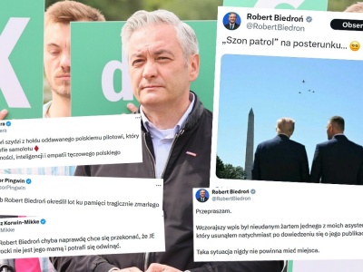 Biedroń przeprasza za swój wpis o 