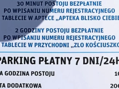 Uwaga kierowcy i pacjenci ZLO! Płatny parking przy przychodni