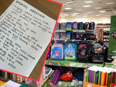 Matka drugoklasisty podliczyła, ile wyda we wrześniu na jedno dziecko. 
