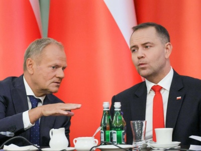 Tuskowi puściły hamulce i wypalił do Nawrockiego. 