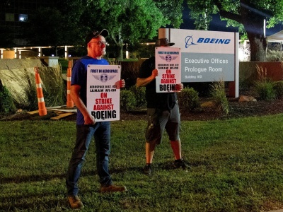 Siódmy tydzień protestu w St. Louis. Boeing zatrudnia zastępców