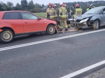 Zderzenie czterech samochodów w Kruszynie na krajowej „dziesiątce