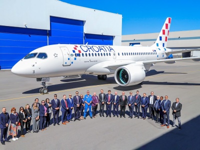 Croatia Airlines odebrały pierwszego airbusa A220-100