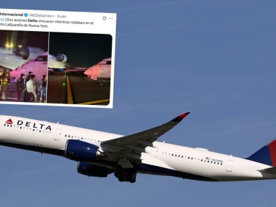 Dwa samoloty zderzyły się podczas kołowania. Ranni pasażerowie
