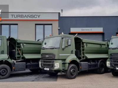 Wywrotki Ford F-Line dla Wojska Polskiego – nowoczesny osprzęt i polskie zabudowy