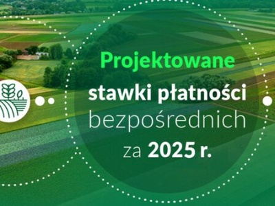 Znamy projektowane stawki płatności bezpośrednich za 2025 r.