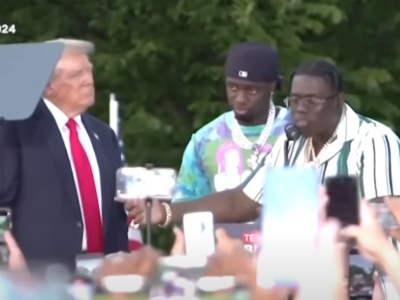 Raperzy z wiecu Trumpa okazali się być gangsterami