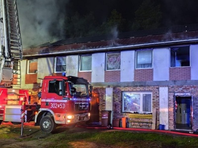 Groźny pożar hotelu w Boleminie. W zgliszczach strażacy znaleźli zwłoki