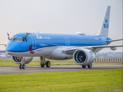 KLM Cityhopper powitał 25. embraera E195-E2