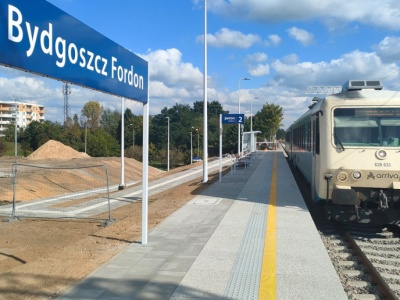 Na bydgoskim Fordonie mają już nowy peron
