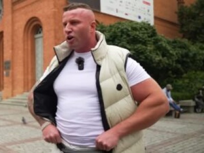Denis Załęcki w rękach policji. Pojawiły się nagrania i relacje świadków