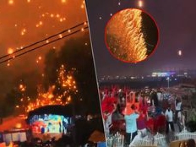 Awaria podczas pokazu dronów w Chinach. Wybuchła panika
