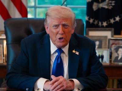 Donald Trump mówi o 