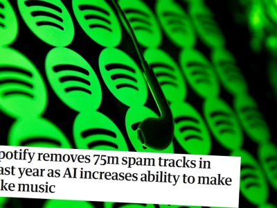 Spotify próbuje walczyć z zalewem 