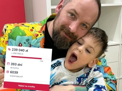 Trwa zrzutka na Samuela, który ma spore szanse zacząć widzieć świat i to, co robią dla niego rodzice