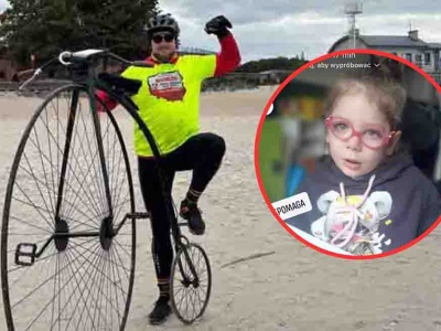 W niedzielę do Zielonej Góry dojedzie strażak, który na bicyklu okrążył Polskę dla chorej córeczki (FILM, ZDJĘCIA)