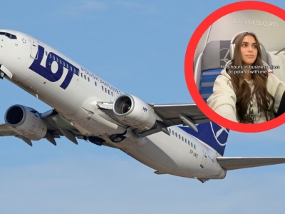 Amerykanka leciała klasą biznes w PLL LOT. To ją rozczarowała