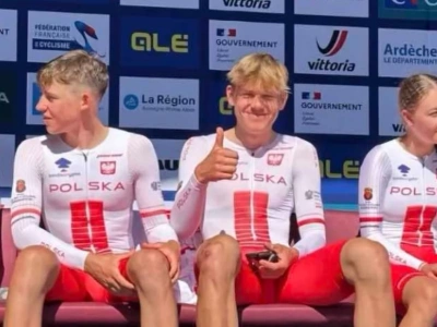 Marcin Włodarski ( UKS Koźminianka) medalistą Mistrzostw Europy w Kolarstwie