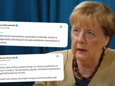 Angela Merkel krytykowana za obwinianie Polski za wojnę w Ukrainie