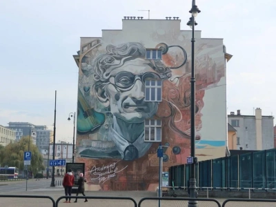 Bydgoski mural mogła stworzyć sztuczna inteligencja. Wywołuje to poważną dyskusję o etyce