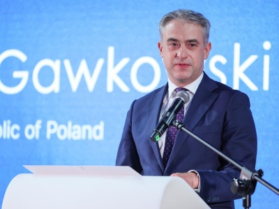 Krzysztof Gawkowski na uroczystym otwarciu ECSC. Zawody po raz pierwszy odbyły się w…
