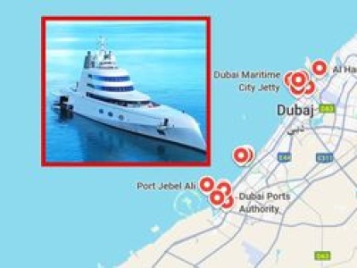 Super jacht oligarchy niszczeje w Dubaju. Jest wart 200 mln dolarów