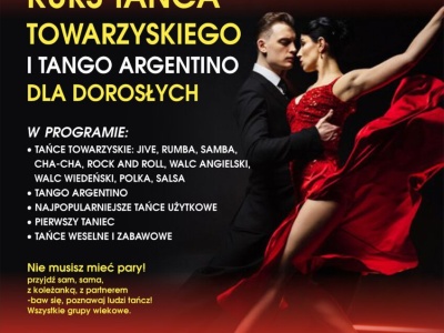 Ruszają zajęcia taneczne w MOK – tańce towarzyskie, salsa i tango dla każdego