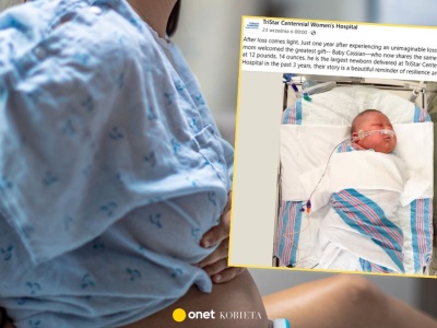 To największy noworodek w tym szpitalu od lat. Ważył prawie 6 kg