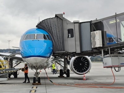 KLM Cityhopper wykonał lot pokazowy z Amsterdamu do Krakowa