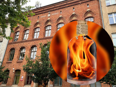 Alarm przeciwpożarowy w SP 4. W innych szkołach mogłoby się skończyć gorzej.
