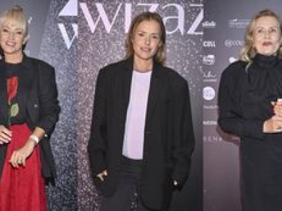 Szykowna Grażyna Szapołowska, ciężarna Olga Frycz i Dorota Szelągowska w czerwonej koronce zadają szyku na evencie