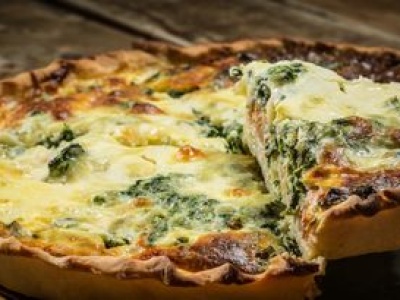 Do wytrawnej zapiekanki dorzucam szpinak i ser. Od razu mam kolację na dwa dni