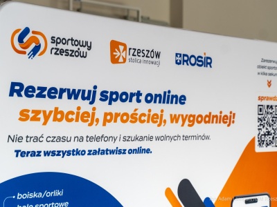 Nowy system w Rzeszowie. Obiekty sportowe zarezerwujesz przez internet