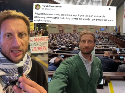 Koalicja Obywatelska ukarała posła Sterczewskiego za to, że wybrał się do Strefy Gazy i był nieobecny w Sejmie