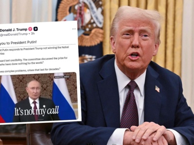 Donald Trump podziękował Putinowi za krytykę Komitetu Noblowskiego