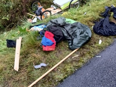 Ultramaratończyk potrącony podczas biegu promującego trzeźwość. Kierowca uciekł i podpalił auto