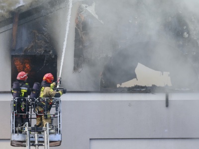 Pożar centrum handlowego w Poznaniu. Dramatyczna noc i tragiczna śmierć zwierząt