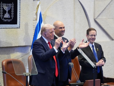 Donald Trump w Knesecie zapowiada złoty wiek dla Izraela
