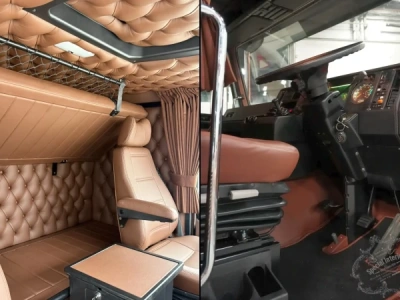 Scania 142M po tuningu, ale w hołdzie dla epoki – lata 80. wśród pięknych obić