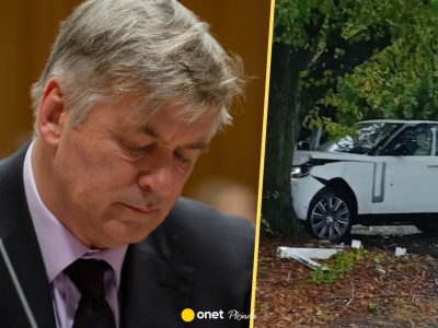 Alec Baldwin przeżył wypadek samochodowy. Nagle zjechał z drogi i wpadł na drzewo