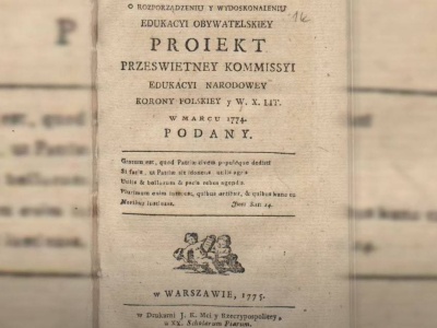 Kalendarium historyczne: 14 października 1773 – powstanie Komisji Edukacji Narodowej