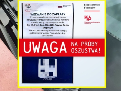 Mandat z kodem QR za wycieraczką? Wyrzuć go do śmieci