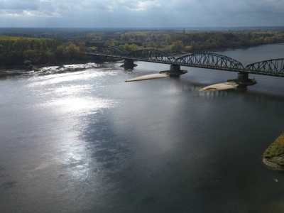 Tak prezentuje się Wisła w niskim stanie