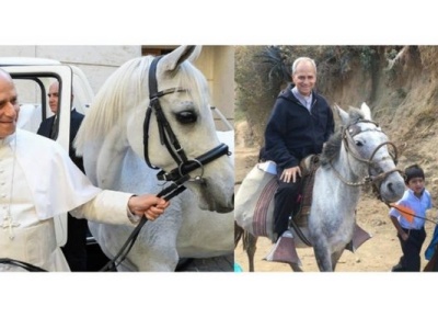 Leon XIV w Castel Gandolfo