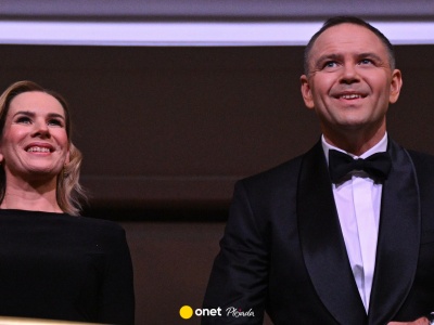 Para prezydencka na gali konkursu chopinowskiego. Marta Nawrocka zachwyciła u boku męża